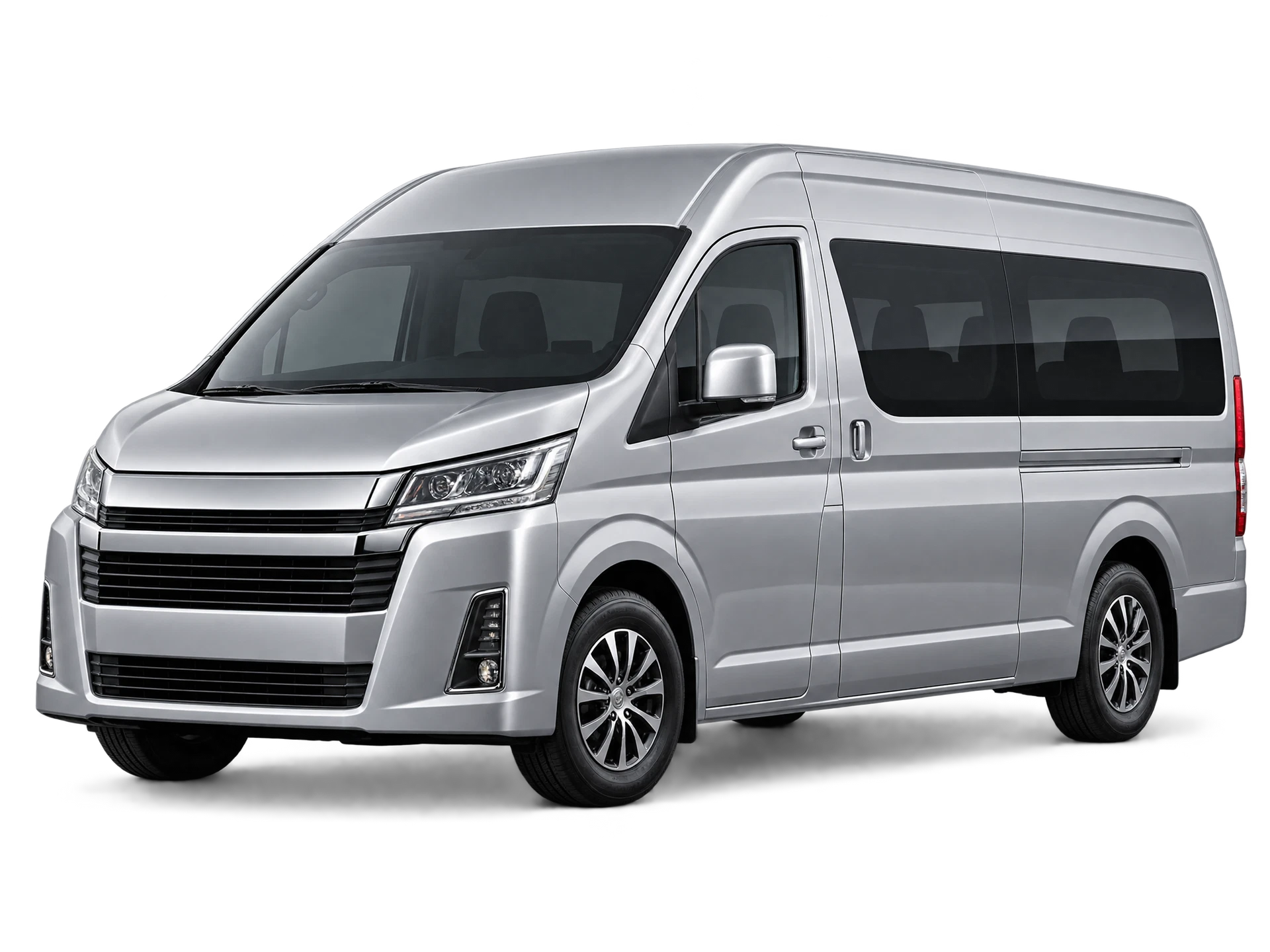 รถตู้ VIP สีเงินสำหรับ 4–10 ท่าน